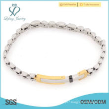 Good quality new style 316l stainless steel jewelry,fashion cute chain bracelet for girls